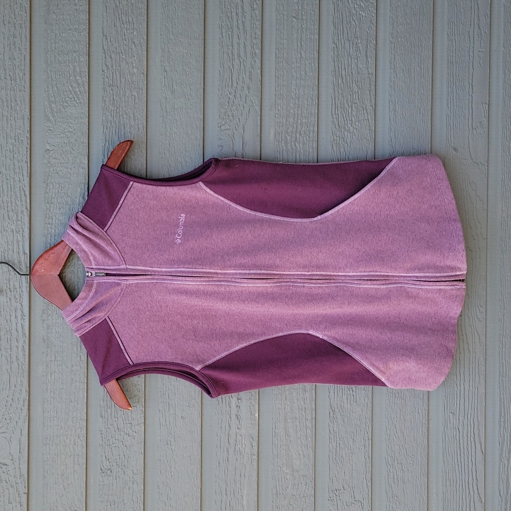 Columbia hoodie sweatshirt vest, size S